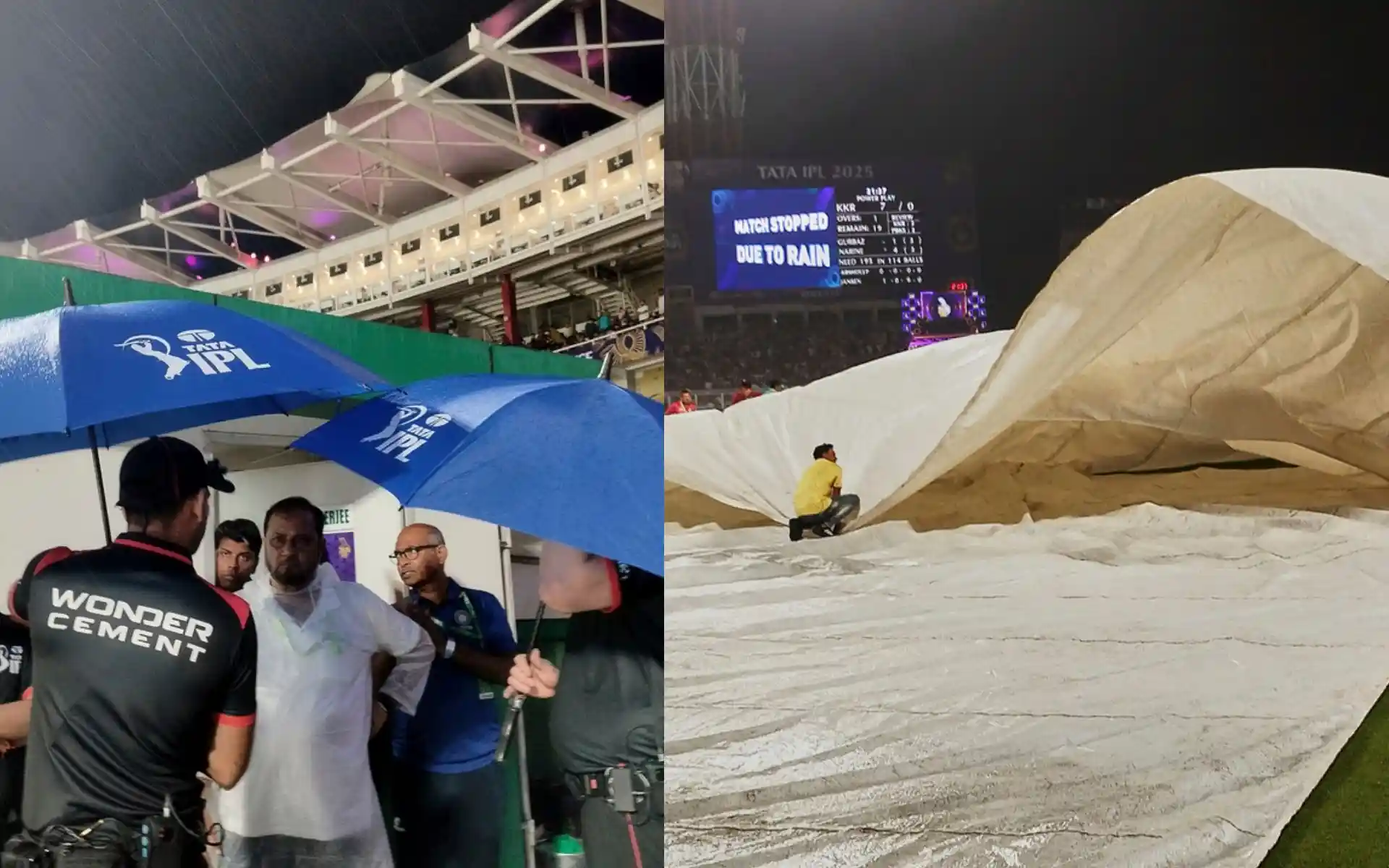 KKR's IPL Playoffs Hopes Set To Shatter As RR Game At Eden Gardens Faces Washout Scare